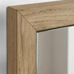 Καθρέπτης τοίχου Κύθηρα 30 χρώμα καρυδί Ud 86×2,2×86εκ. – εικόνα 2