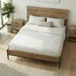 Κρεβάτι Κύθηρα 30 χρώμα καρυδί Ud 160×200εκ. – εικόνα 3