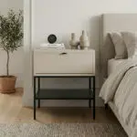 Κομοδίνο Θάσος 86 χρώμα sandstone 45x35x56,4εκ. – εικόνα 2