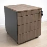 Συρταριέρα Μελαμίνης 1 / 2 / 3 / 3 Τροχήλατη Grey Oak