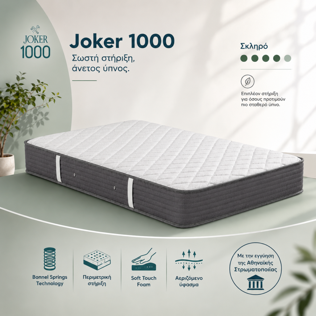 Στρώμα JOKER 1000 Media Strom — Σκληρό, ετοιμοπαράδοτο