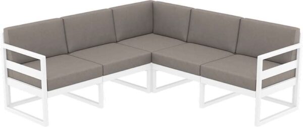 MYKONOS ΜΑΞΙΛΑΡΙ ΓΩΝΙΑΣ LIGHT BROWN  (1ΤΕΜ) 58Χ16Χ35εκ.