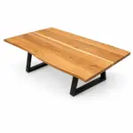 Τραπεζάκι Σαλονιού Φυσικό Ξύλο 160x90