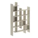 Βιβλιοθήκη Δήλος 53 χρώμα sandstone 122×25,5×188εκ. – εικόνα 4
