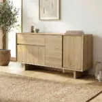 Μπουφές Κάρπαθος 90 χρώμα sapphire oak 146x45x76,5εκ. – εικόνα 2