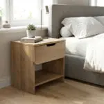 Κομοδίνο Δήλος 31 χρώμα sepet oak 45x40x52εκ.
