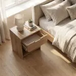 Κομοδίνο Δήλος 31 χρώμα sepet oak 45x40x52εκ. – εικόνα 4