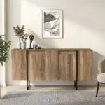Μπουφές Χίος 67 χρώμα καρυδί 160×35,2×80εκ. – εικόνα 4