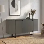 Μπουφές Χίος 67 χρώμα ανθρακί 160×35,2×80εκ.