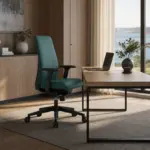 Καρέκλα εργασίας Dromeas Smart σε δερματίνη Πράσινη — office