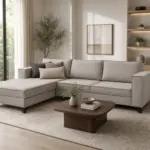 Γωνιακός Καναπές Γκρι 300x205 – Ετοιμοπαράδοτος
