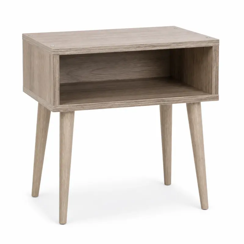 Κομοδίνο Ανοιχτό Grey Oak Ξενοδοχειακό