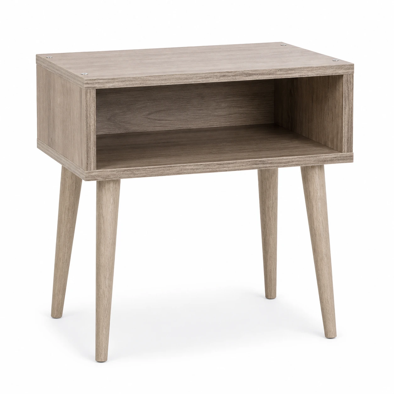 Κομοδίνο Ανοιχτό Grey Oak Ξενοδοχειακό