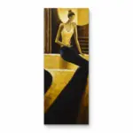 Διακοσμητικός Πίνακας σε Καμβά 85×35 εκ. Yellow Figure