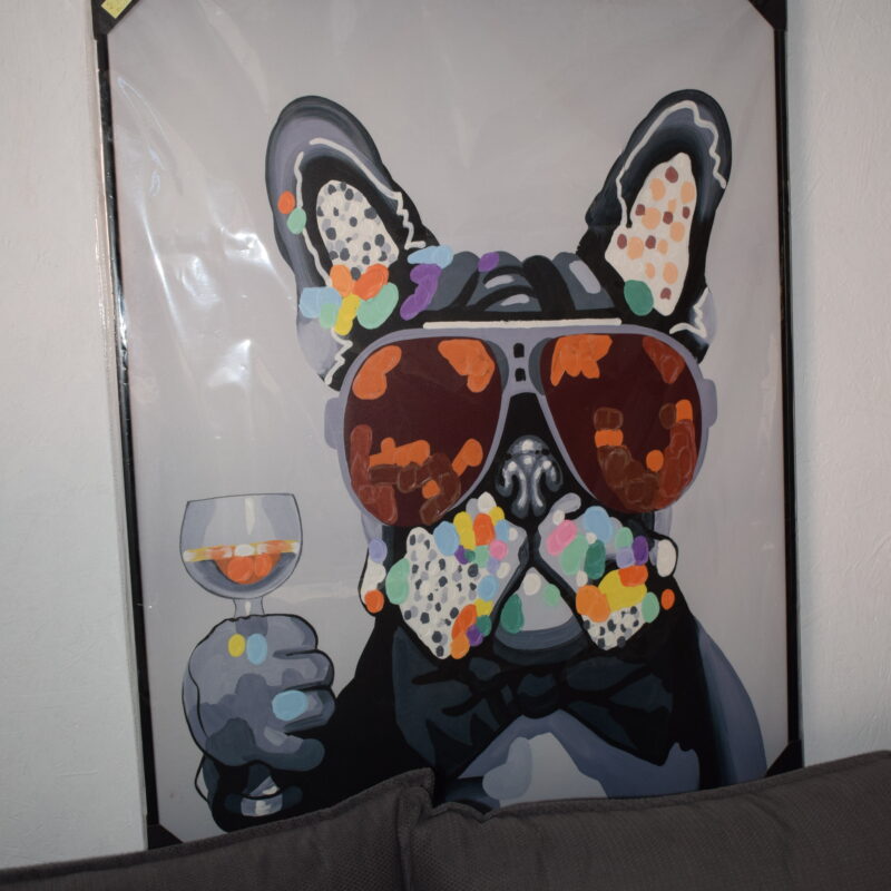 Πίνακας Διακόσμησης Crazy Dog 80×100 εκ.