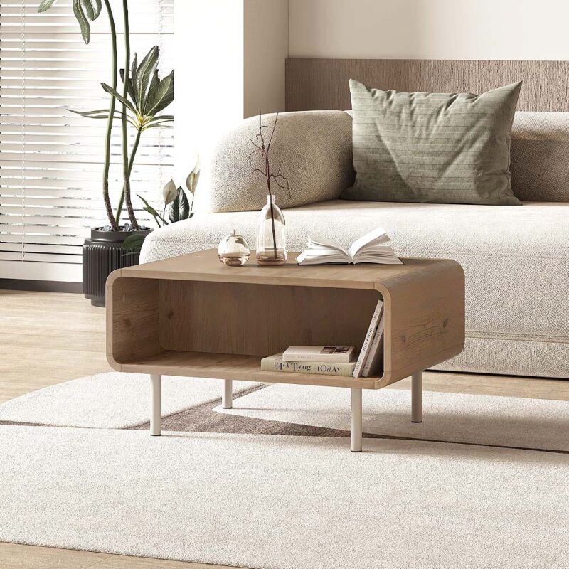 Τραπεζάκι σαλονιού Ψαρά 90 χρώμα sepet oak 70,3x50x38,7εκ.