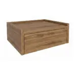 Κομοδίνο επιτοίχιο Κύθηρα 94 χρώμα καρυδί Ud 42x35x18,2εκ. – εικόνα 4