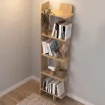 Βιβλιοθήκη Μήλος 15 χρώμα sepet oak 48x22x170εκ. – εικόνα 3