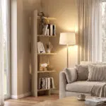 Βιβλιοθήκη Μήλος 15 χρώμα sepet oak 48x22x170εκ. – εικόνα 6