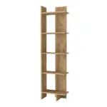Βιβλιοθήκη Μήλος 15 χρώμα sepet oak 48x22x170εκ. – εικόνα 7