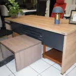Διευθυντικό Γραφείο DROMEAS Lysis Plus 200×100 Καρυδιά – Ετοιμοπαράδοτο – φωτογραφία προϊόντος 1