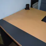 Διευθυντικό Γραφείο DROMEAS Oval Plus 200×100 Οξιά – Συναρμολογημένο – φωτογραφία προϊόντος 2
