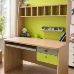 Παιδικό Γραφείο Oak Πράσινο με Βιβλιοθήκη 125x70x150