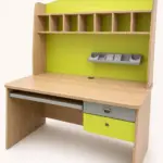 Παιδικό Γραφείο Oak Πράσινο με Βιβλιοθήκη 125x70x150