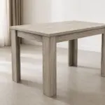 Τραπέζι Τραπεζαρίας Γκρι Ξύλο Επεκτεινόμενο 120(+30)x70