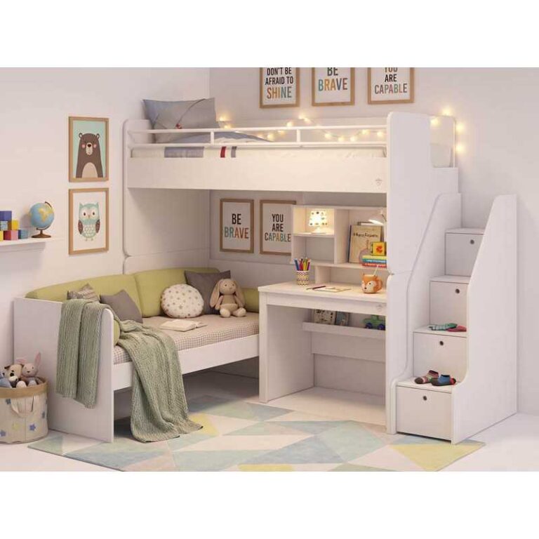 Παιδική κουκέτα WHITE STUDIO 14
