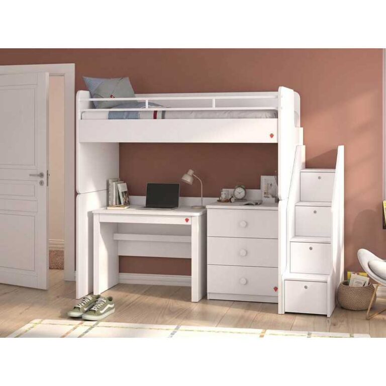 Παιδική κουκέτα WHITE STUDIO 8