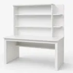 Παιδικό Γραφείο Λευκό με Βιβλιοθήκη 122x155