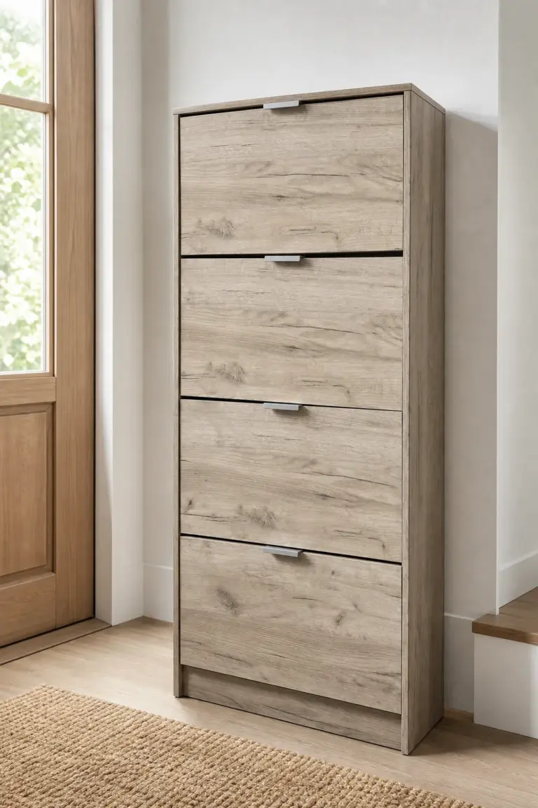Παπουτσοθήκη Light Oak 67x28x155
