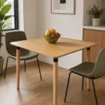 Τραπέζι Τραπεζαρίας Oak 80x80