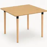 Τραπέζι Τραπεζαρίας Oak 80x80