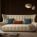 Τριθέσιος Καναπές Premium 192 cm