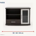 Έπιπλο Τηλεόρασης Σκούρο Καφέ 90x40x68